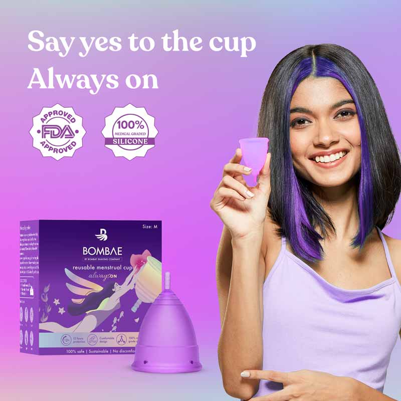 Reusable Menstrual Cup Stem M size Bombae