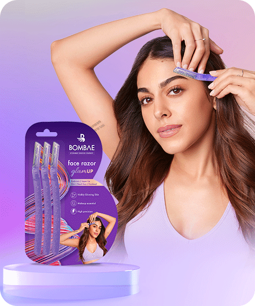 GlamUP Beauty Face Razors by Bombae