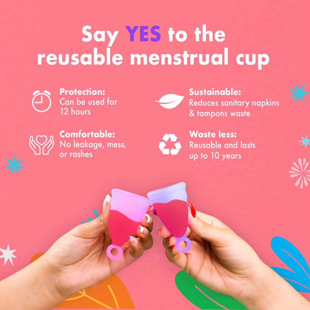 Reusable Menstrual Cup & Sterilizer Container