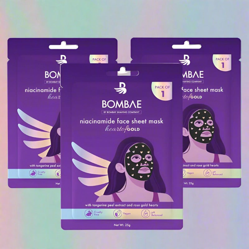 Niacinamide Face Sheet Mask (Pack of 3)