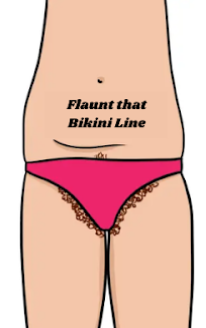 Achieving the perfect bikini line