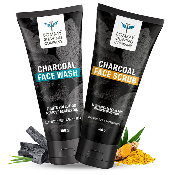 Charcoal Face Wash & Scrub Combo