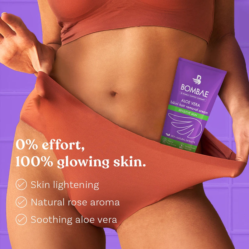 Aloe Vera Bikini Hair Removal Cream, 50g