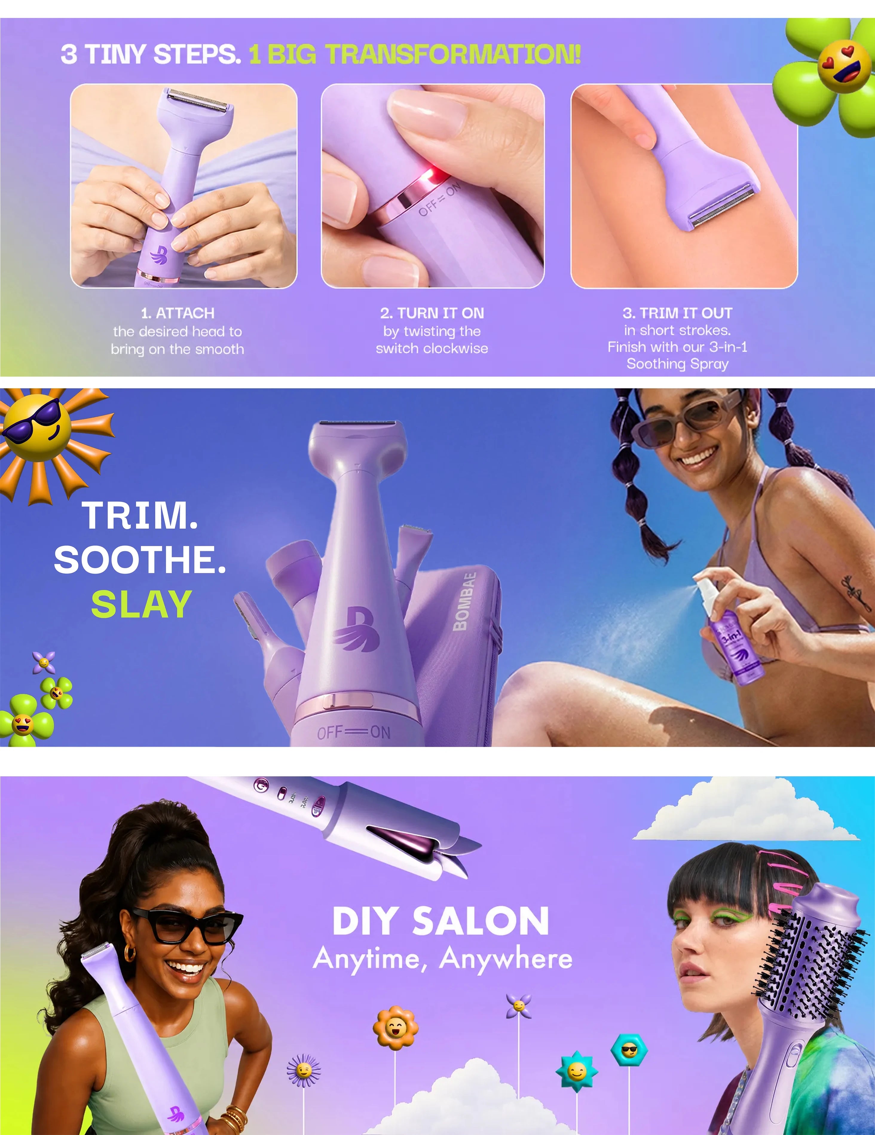 8-in-1 Full Body Trimmer | FuzzOff Pro 👙