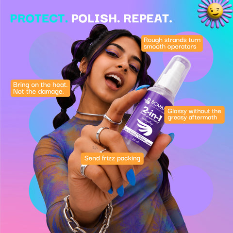 2-in-1 Heat Protectant