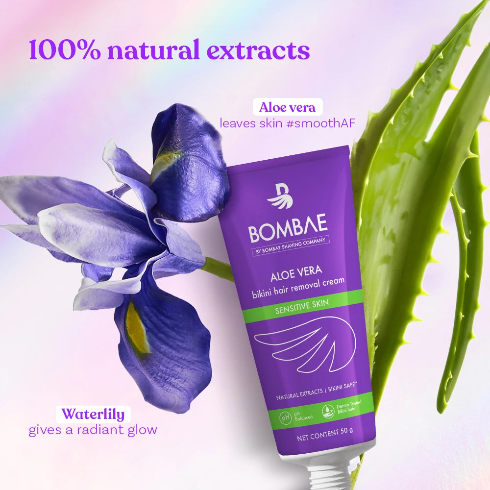 Aloe Vera Bikini Hair Removal Cream, 50g