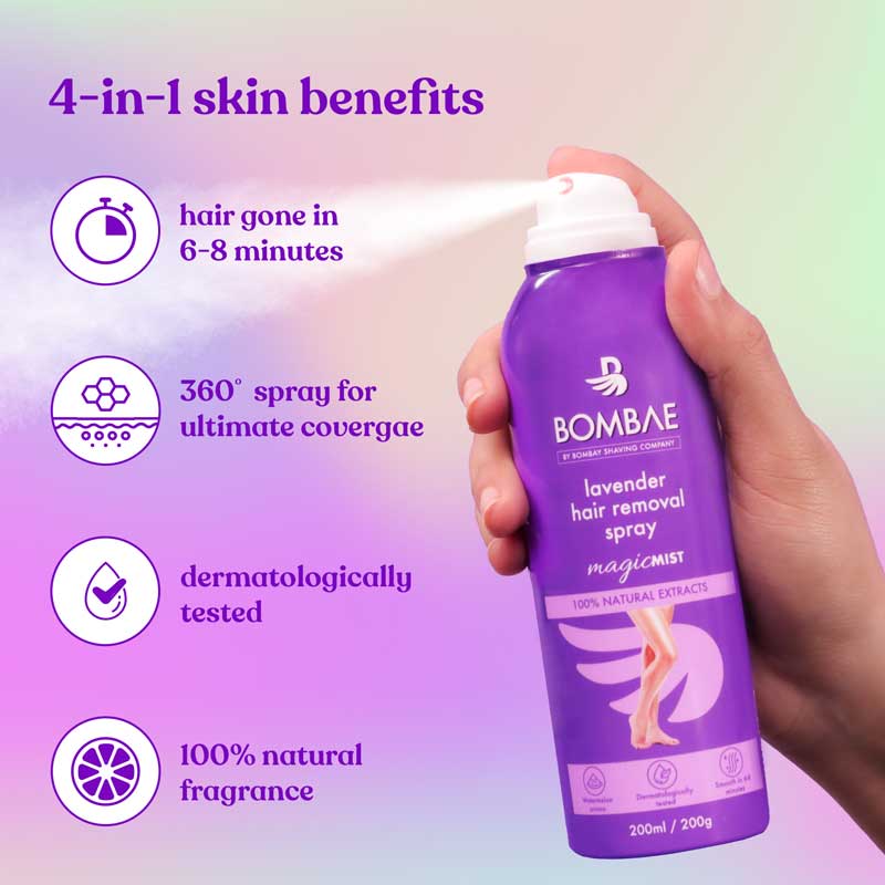 Hair Removal Spray | Lavender - 200g (Pack of 2)