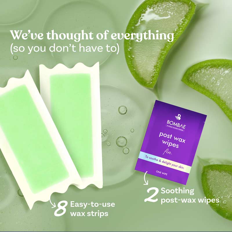 body wax strips | Aloe-ha glow x 8