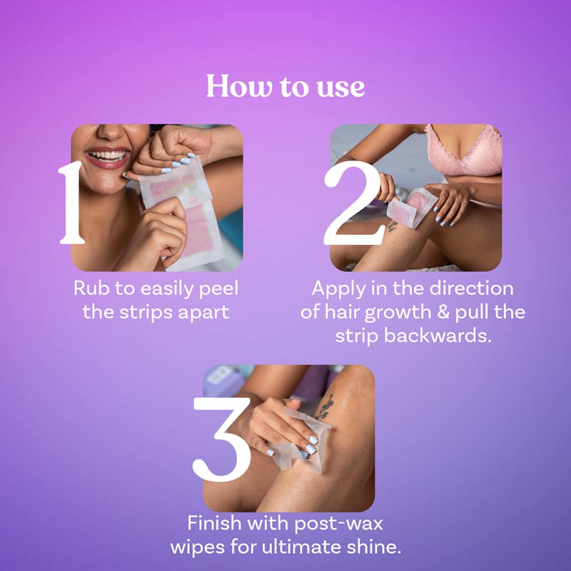 body wax strips | Shea-r smooth x 8
