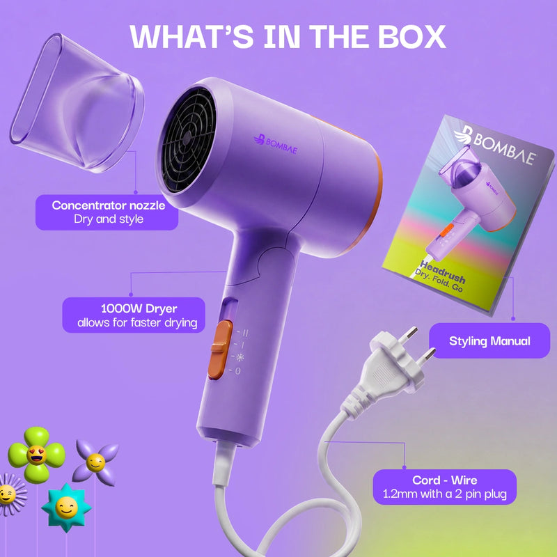 Foldable Hair Dryer | Headrush