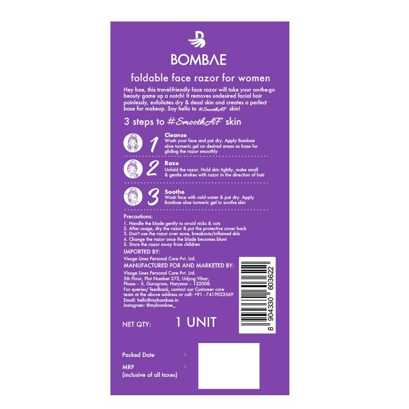 Face razor I Nofuzzgiven (Pack of 1)