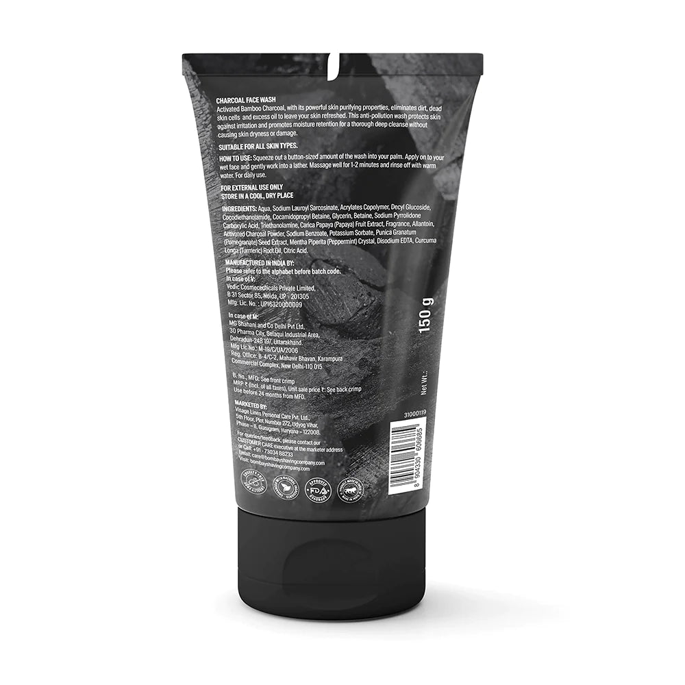Charcoal Face Wash, 150g