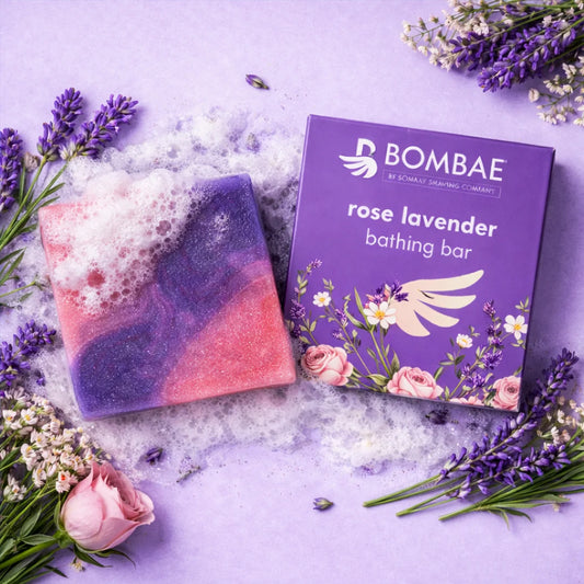 Rose lavender bathing bar | Gentle soothing care | 75g