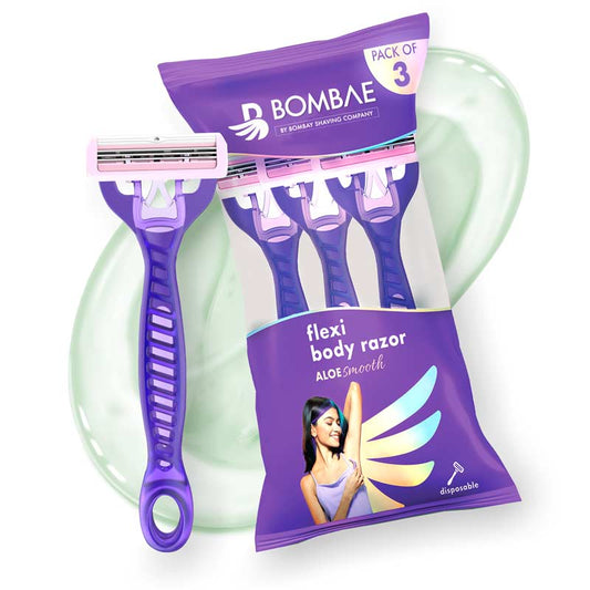 Flexi body razor | Aloe smooth (Pack of 3)