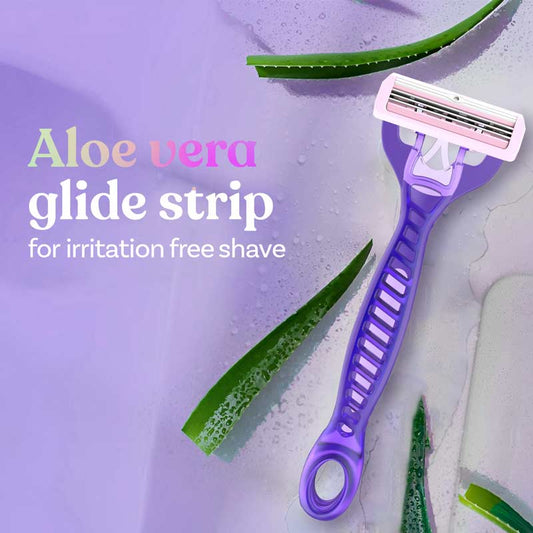 Flexi body razor | Aloe smooth (Pack of 3)