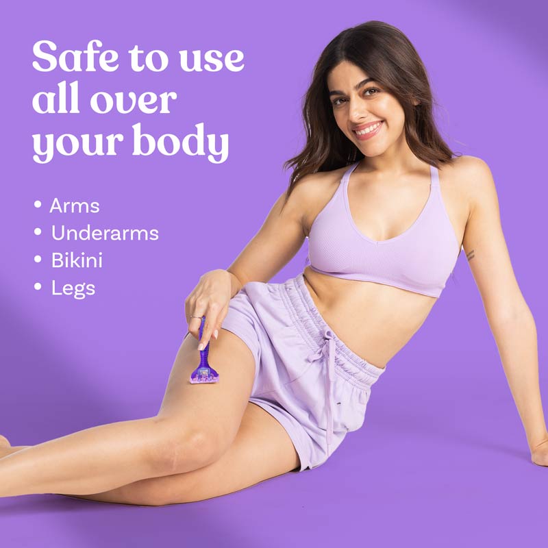 Flexi body razor | Aloe smooth (Pack of 3)